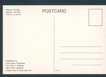 Preview: BOENIG 737 - 500, Asiana